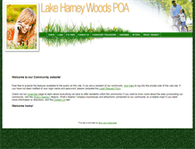 Tablet Screenshot of lakeharneywoodspoa.com